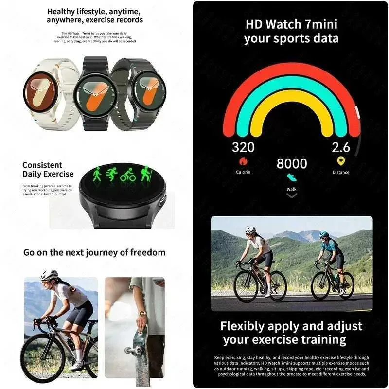 alt="Smart digital watch with fitness tracking, heart rate monitor, and AI-powered notifications"