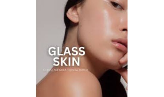 Ultimate Korean Glass Skin: The Rice Secret for Flawless Glow 2 "Young woman with flawless Korean glass skin using a rice-based skincare routine for a radiant glow">