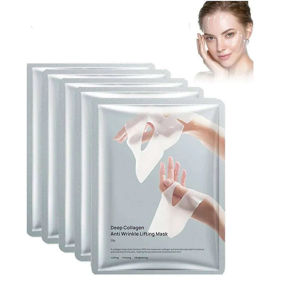 alt="Woman applying anti-wrinkle face mask on her skin for collagen boost and youthful glow"
